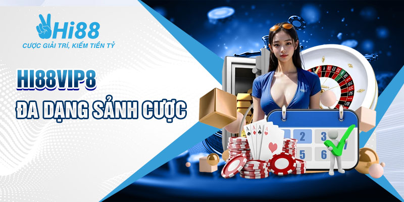 Hi88vip8 đa dạng các sảnh cược